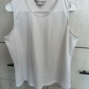Allison Daley Classic White Tank Top